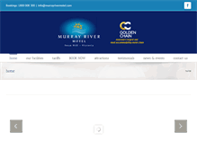 Tablet Screenshot of murrayrivermotel.com